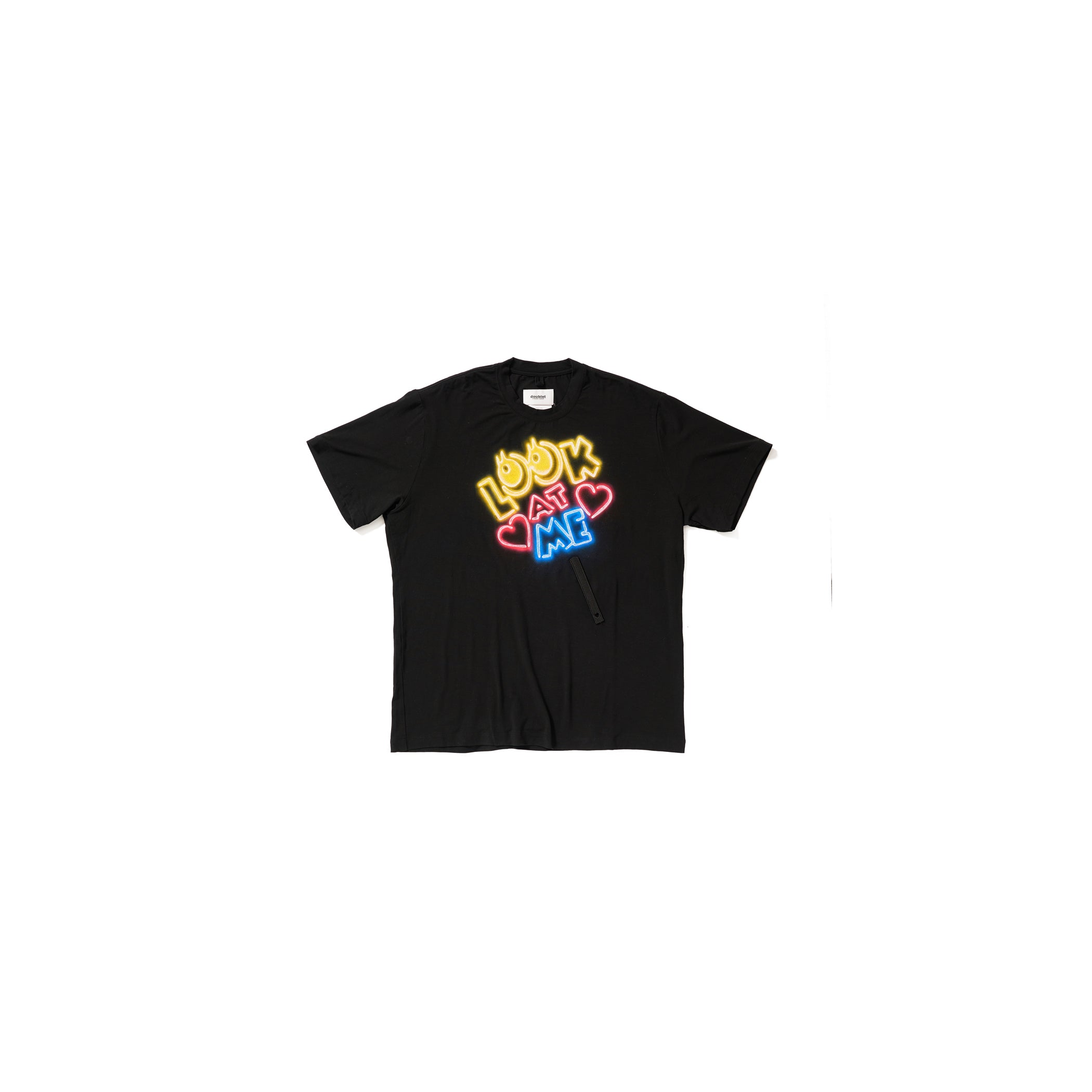 BIG FAN-SERVICE NEON PAINT T-SHIRT – doublet
