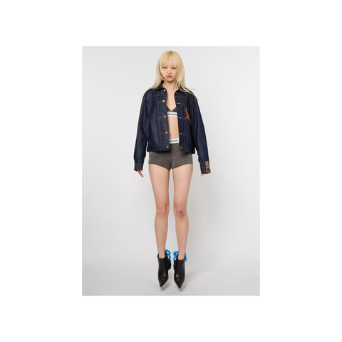 AIR YARN RAW DENIM JACKET