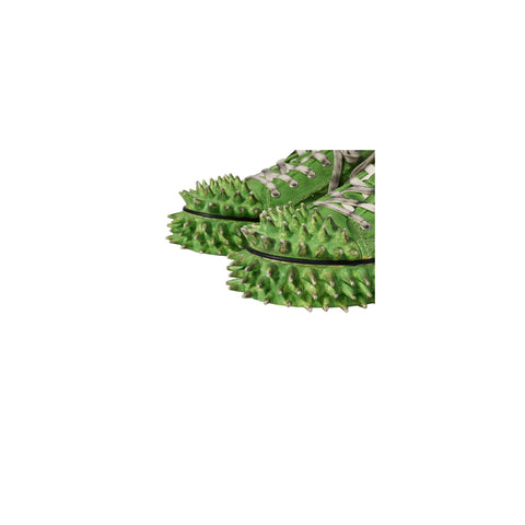 DIRTY SPIKE TOE CAP CANVAS SNEAKER