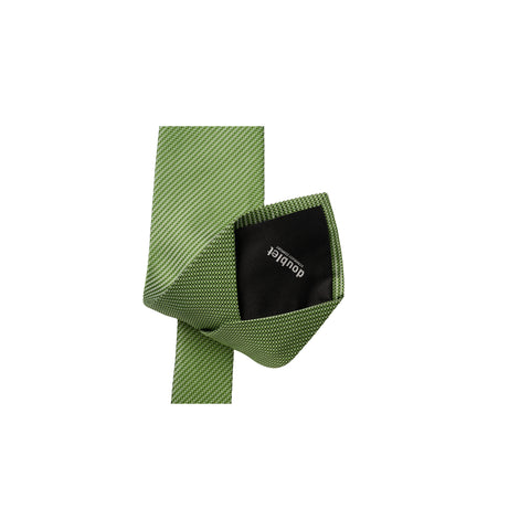 SHAPE MEMORY MICRO PATTERN TIE: GREEN