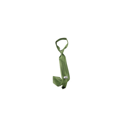 SHAPE MEMORY MICRO PATTERN TIE: GREEN