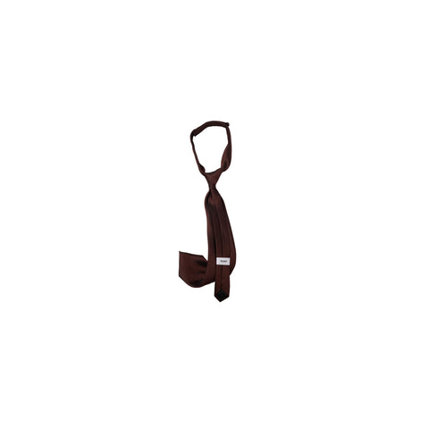 SHAPE MEMORY SHIJIRA TIE: BROWN