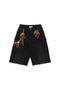 VEGETABLE EMBROIDERY CUT-OFF PANTS