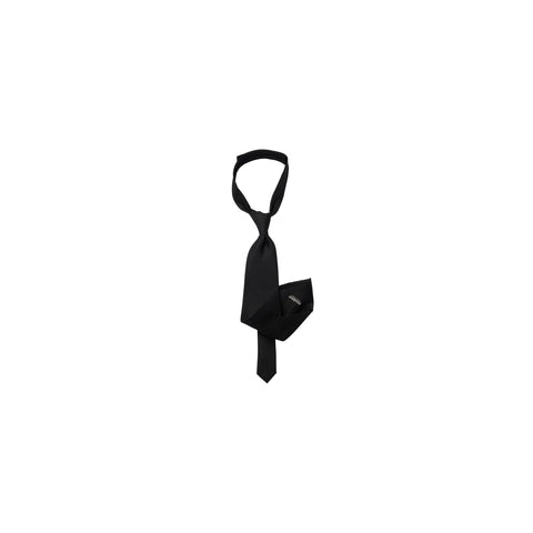 SHAPE MEMORY SHIJIRA TIE：BLACK