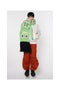 AIR DANCER KNIT DRESS / SCARF: GREEN