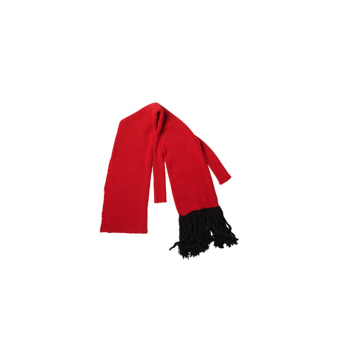 AIR DANCER KNIT DRESS / SCARF: RED