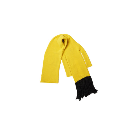 AIR DANCER KNIT DRESS / SCARF: YELLOW