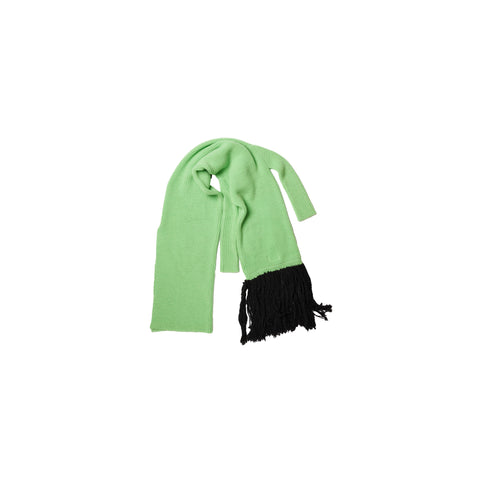 AIR DANCER KNIT DRESS / SCARF: GREEN