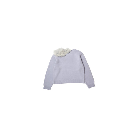 SMOKING FACTORY INTARSIA KNIT PULLOVER: BLUE