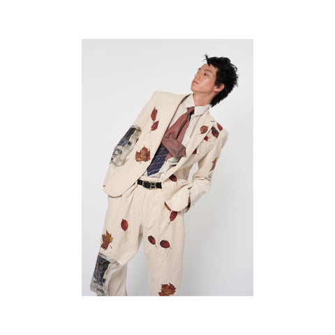 SHAPE MEMORY MICRO PATTERN TIE: GREEN