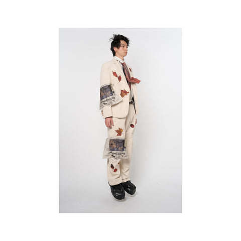 SHAPE MEMORY MICRO PATTERN TIE: GREEN
