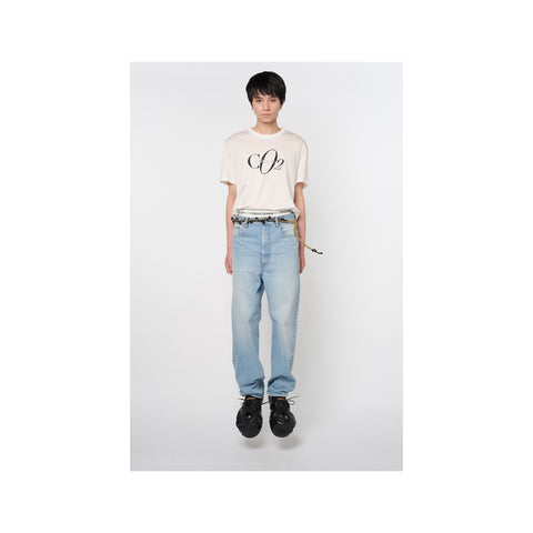 CO2 AIR YARN T-SHIRT：WHITE