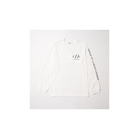 CO2 AIR YARN LONG SLEEVE T-SHIRT：WHITE