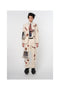 SHAPE MEMORY MICRO PATTERN TIE：ORANGE