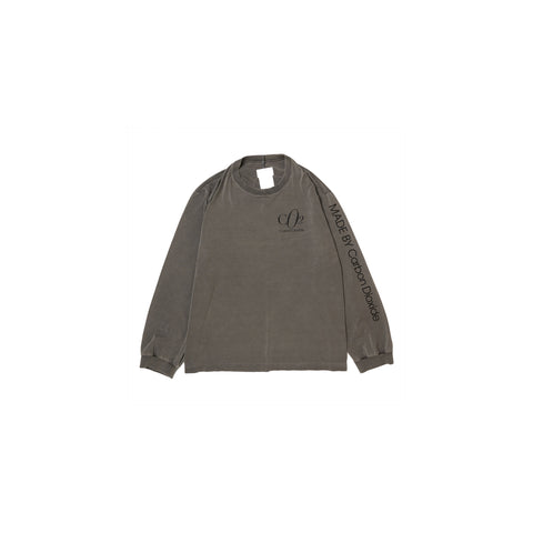 CO2 AIR YARN LONG SLEEVE T-SHIRT：CHARCOAL