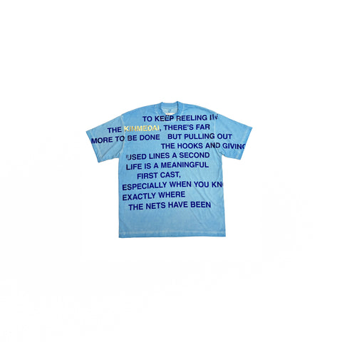 KINMEDAI LINE MESSAGE TEE