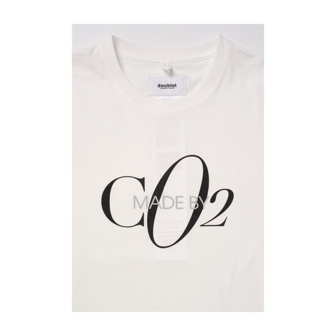 CO2 AIR YARN T-SHIRT：WHITE
