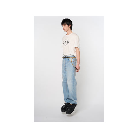 AIR YARN FADED DENIM PANTS