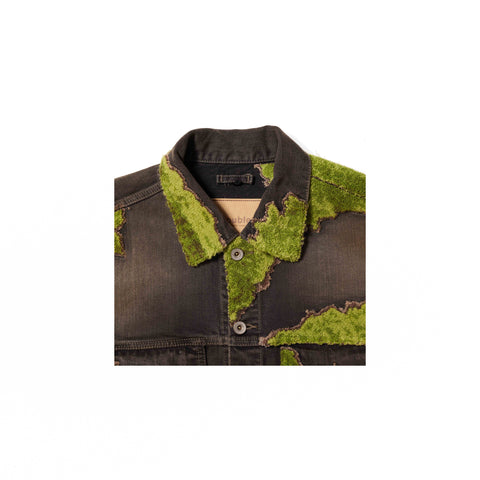 MOSS-GROWN WOOD DENIM JACKET