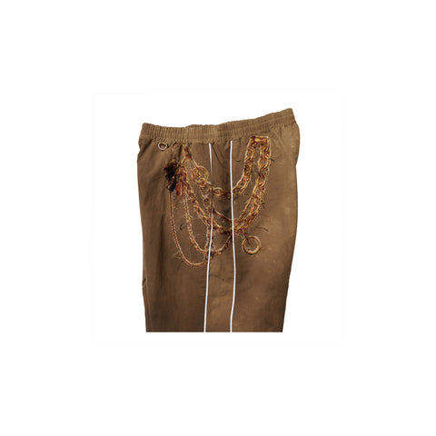 TROMPE L’OEIL EMBROIDERY TRACK PANTS