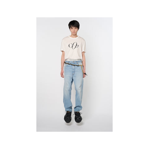 CO2 AIR YARN T-SHIRT：WHITE