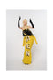 AIR DANCER KNIT DRESS / SCARF: YELLOW