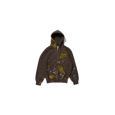 MOSS-GROWN EMBROIDERY HOODIE
