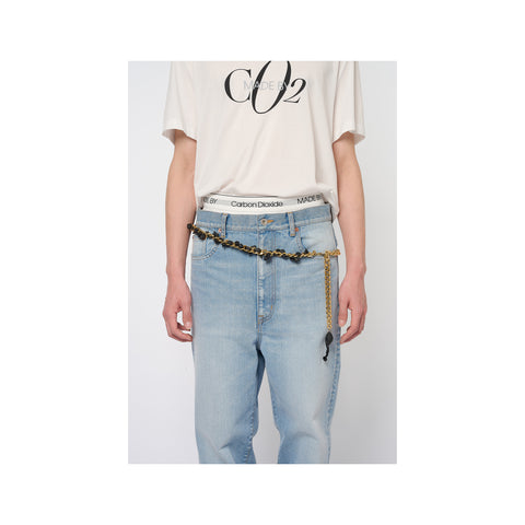 BALLOON CHAIN BELT : GOLD