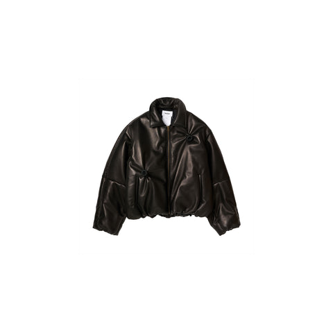 INFLATED BALLOON LEATHER JACKET