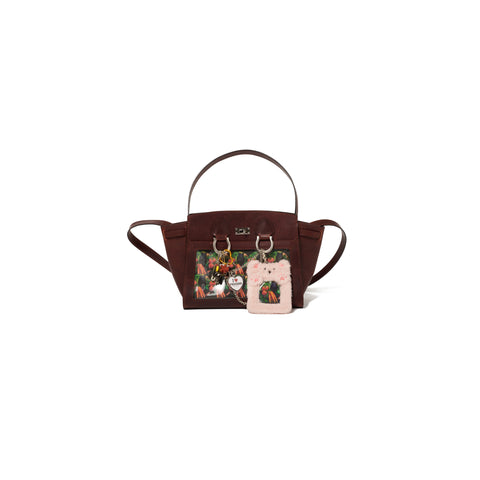 LEATHER "ITA" SHOULDER BAG