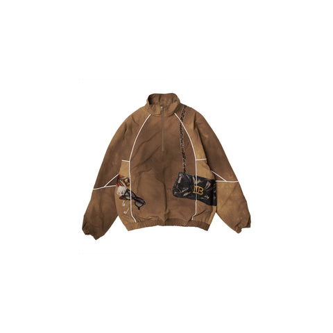 TROMPE L’OEIL EMBROIDERY ANORAK