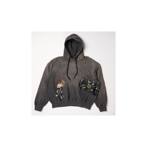 TWISTER HOODIE: WHITE