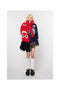 AIR DANCER KNIT DRESS / SCARF: RED