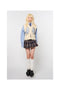 RIB CAGE CABLE KNIT VEST：IVORY