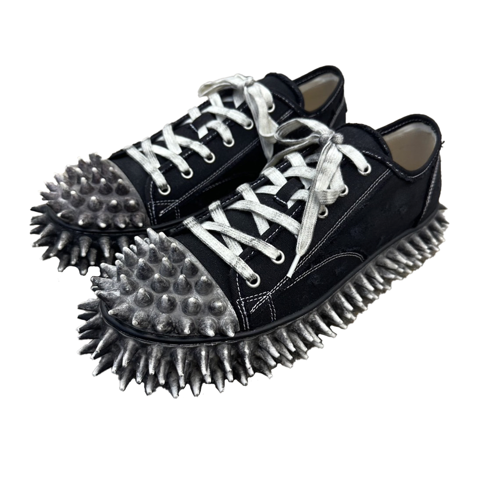 DIRTY SPIKE TOE CAP CANVAS SNEAKER – doublet DIRTY SPIKE TOE CAP CANVAS SNEAKER – doublet