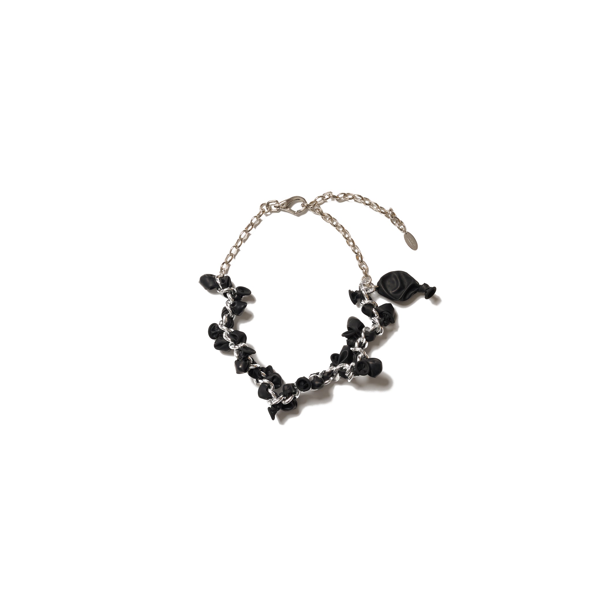 BALLOON CHAIN NECKLACE : SILVER – doublet