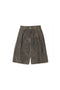BONE APPLIQUE CORDUROY CROPPEDPANTS