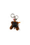 GAS MASK BEAR KEY RING : SILVER