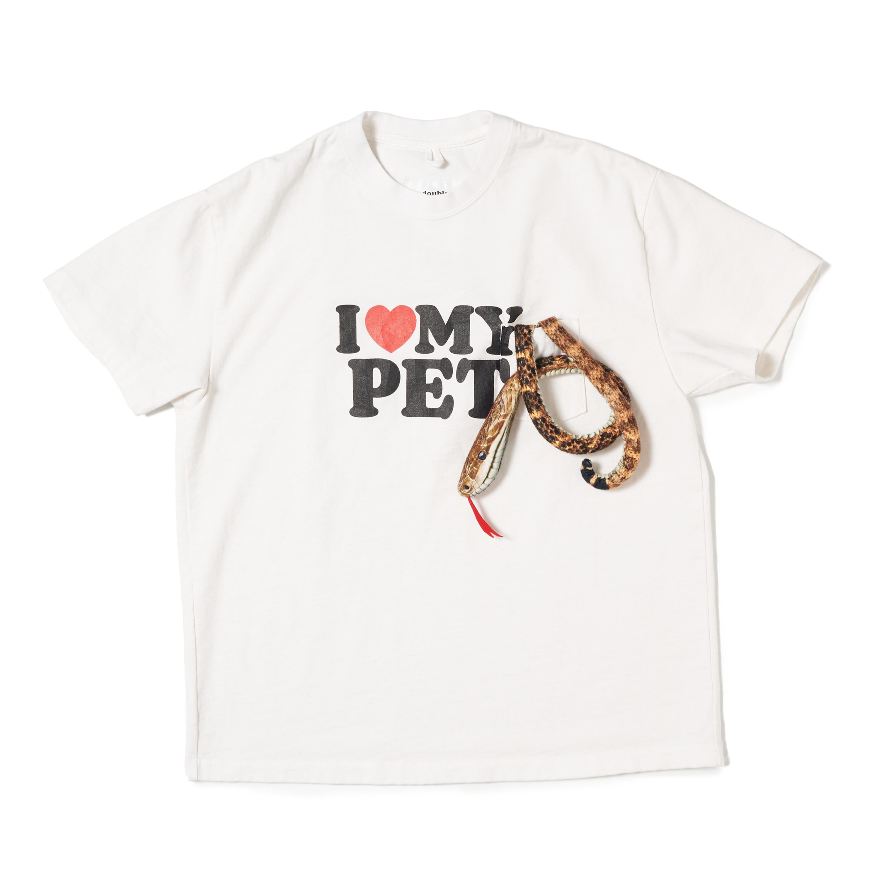 L white shirts t pet love i doublet S*5様 Doublet Doublet T-Shirt Edition Today PZ Black トップス