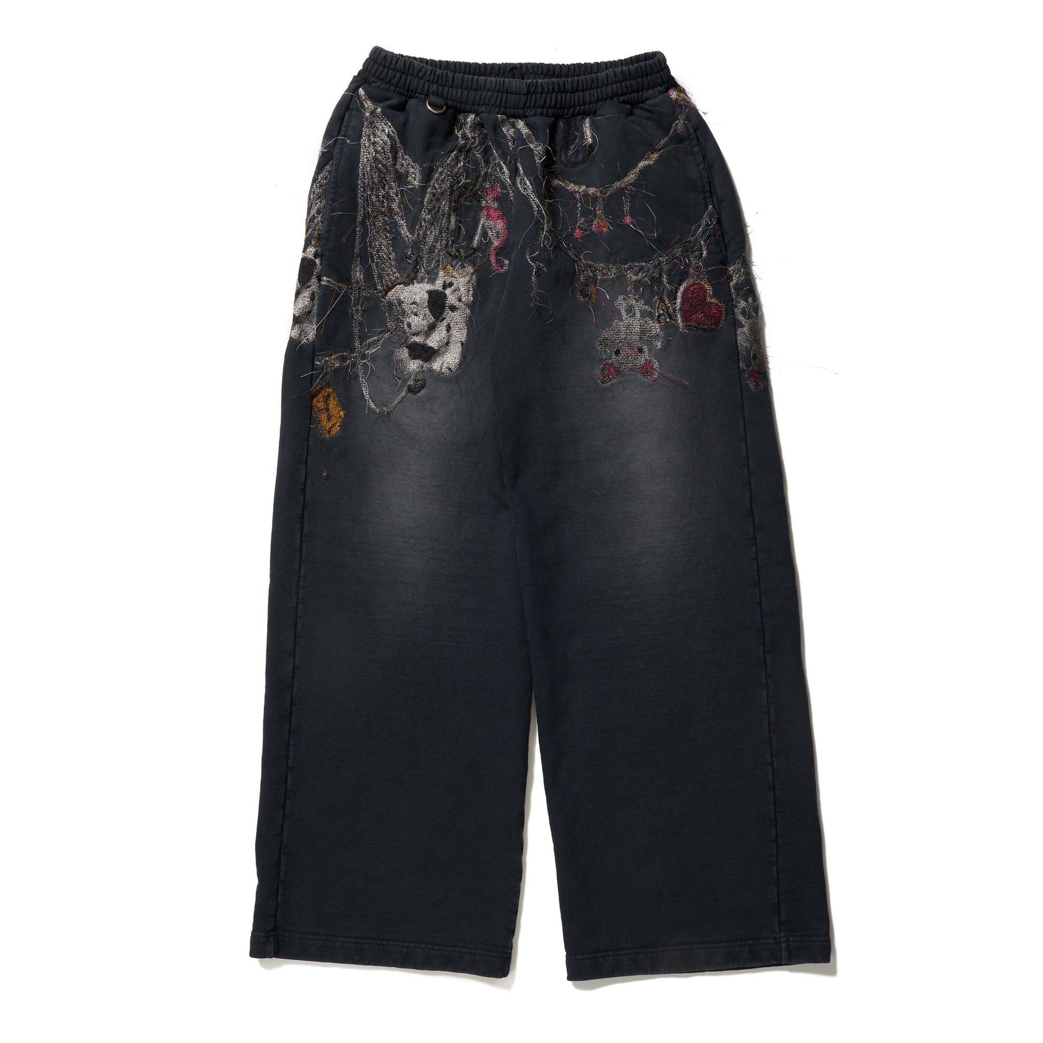 EMBROIDERED CHAIN SWEATPANTS