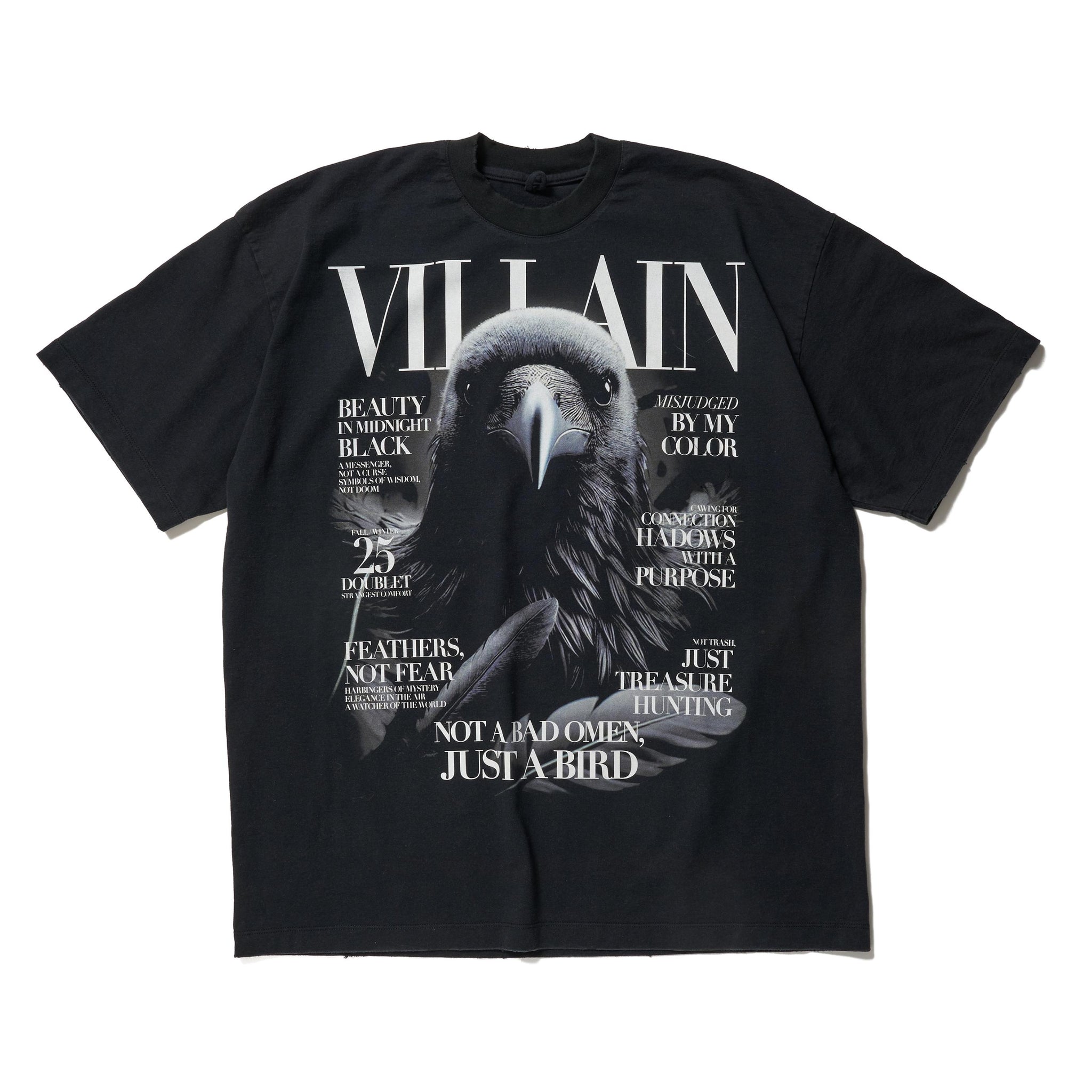 VILLAIN COVER PRINT T-SHIRT