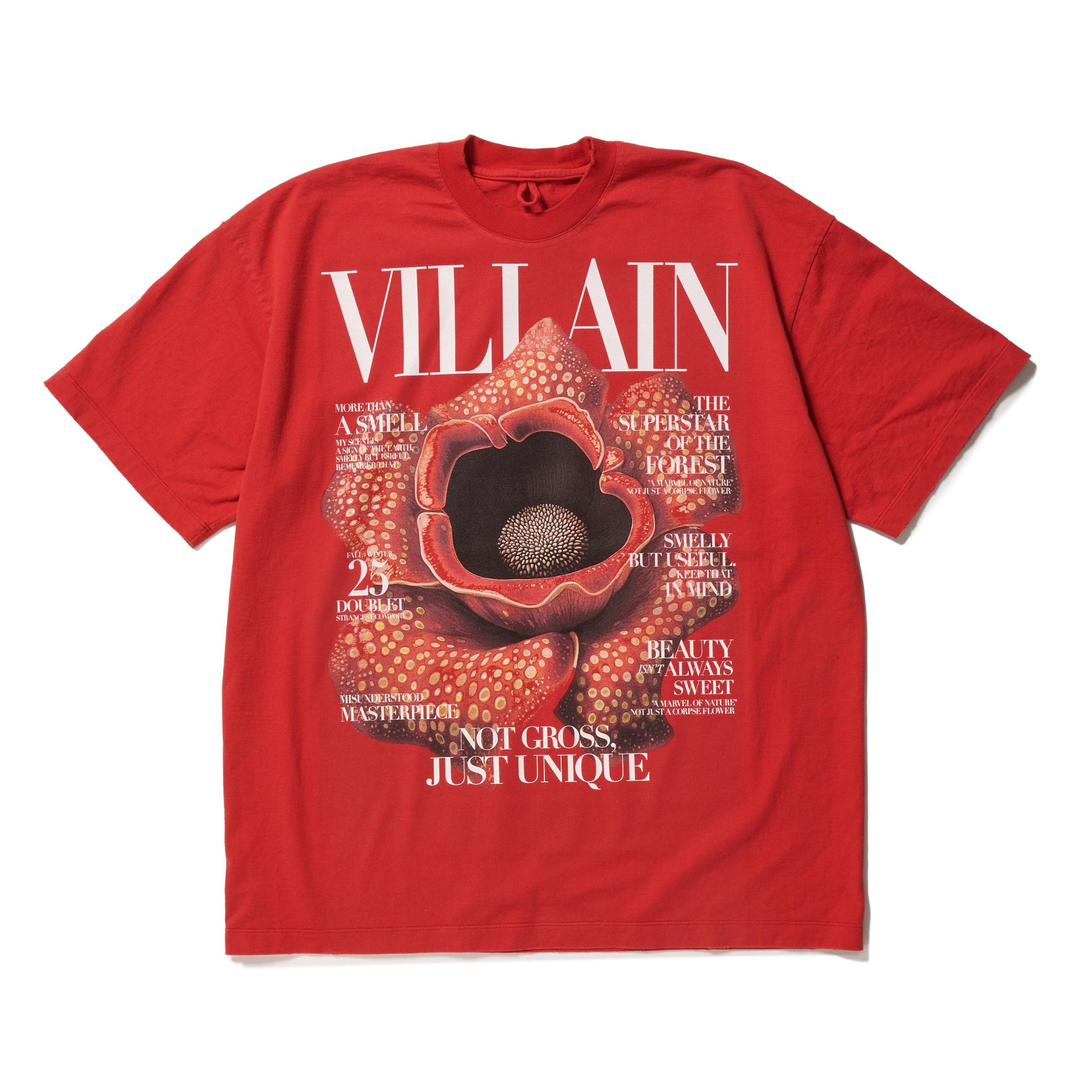 VILLAIN COVER PRINT T-SHIRT