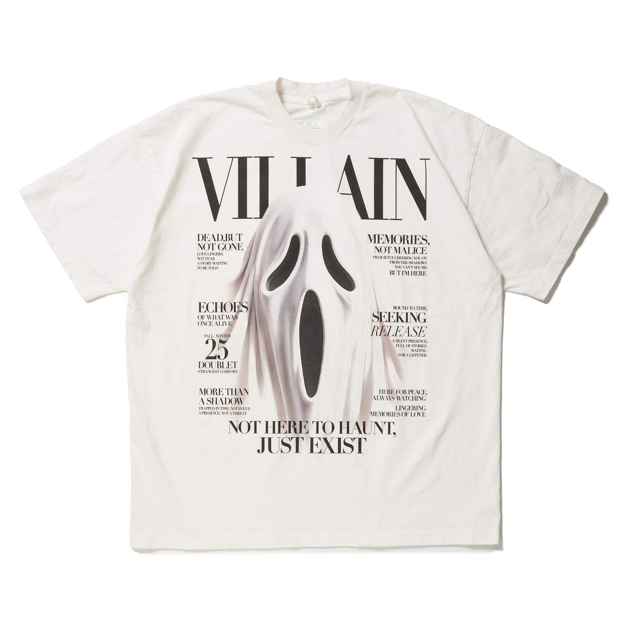 VILLAIN COVER PRINT T-SHIRT