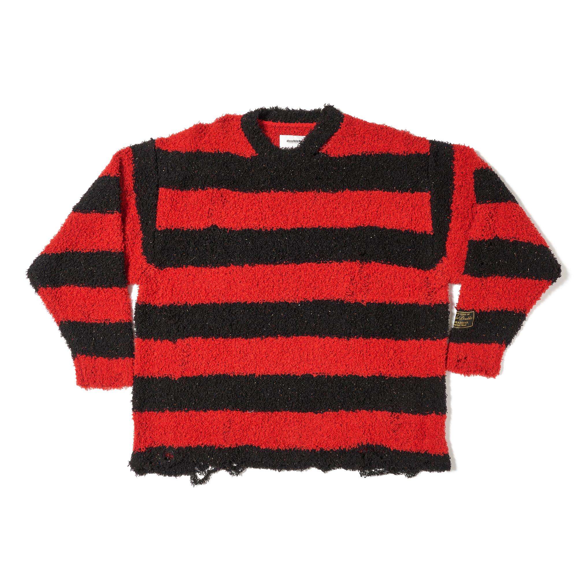 トップス doublet RECYCLED WOOL STRIPE KNIT Doublet Recycled Wool Stripe Knit | Garmentory