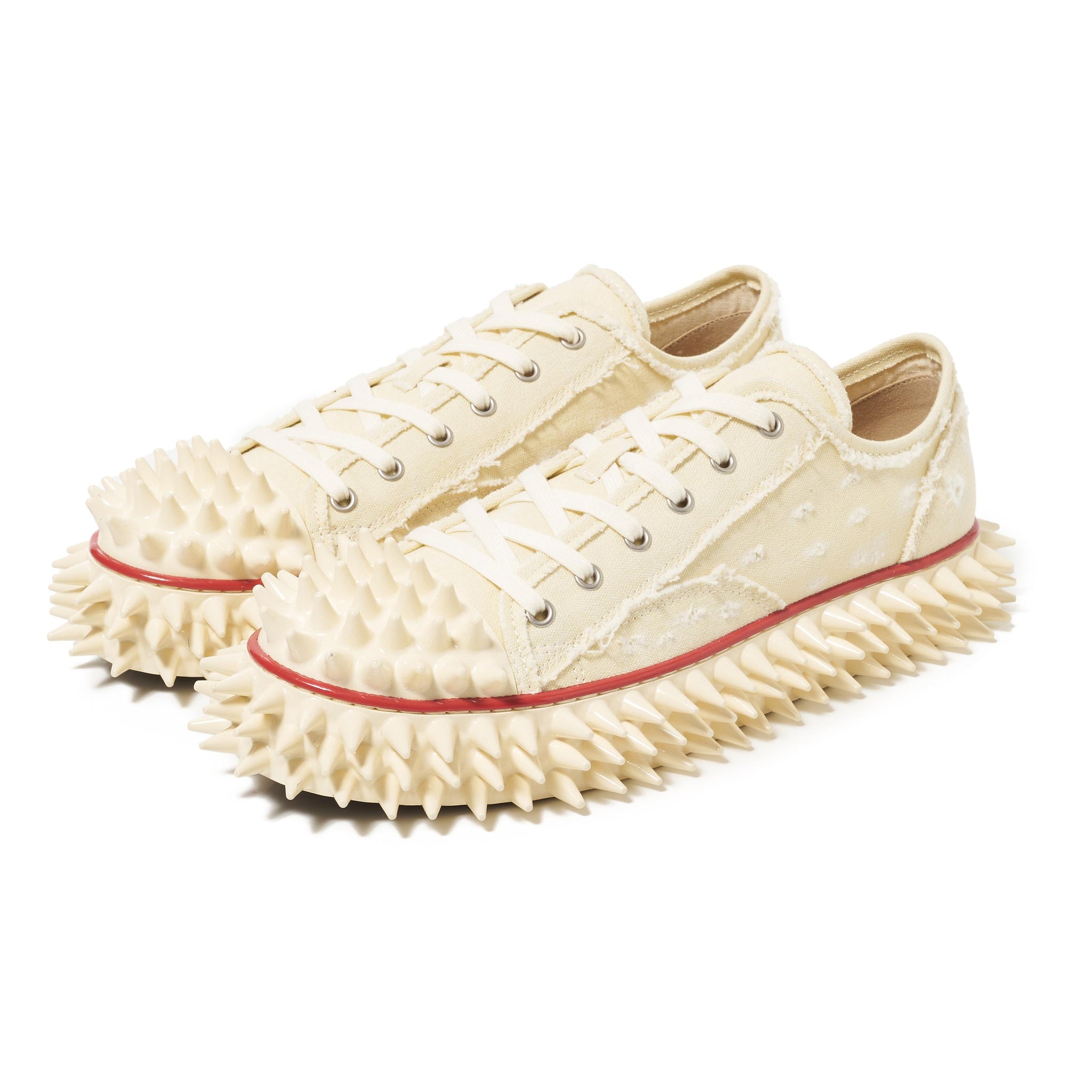 SPIKY CANVAS SNEAKER