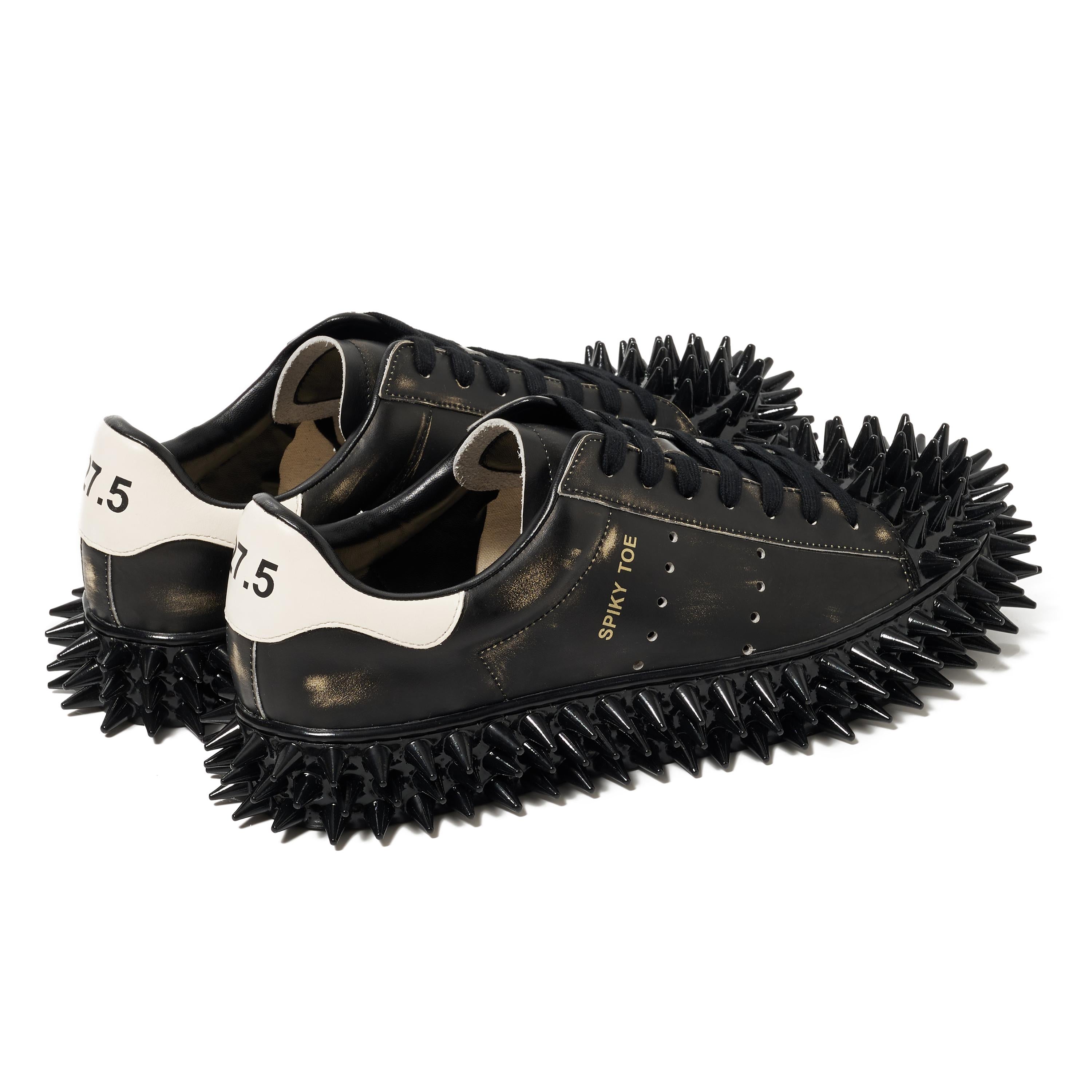 靴 doublet spike sneaker 25ss custom doublet - doublet 25SS ダブレットスニーカーSPIKY CANVAS