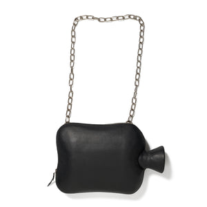 BOTTLE-SHAPED LEATHER BAG