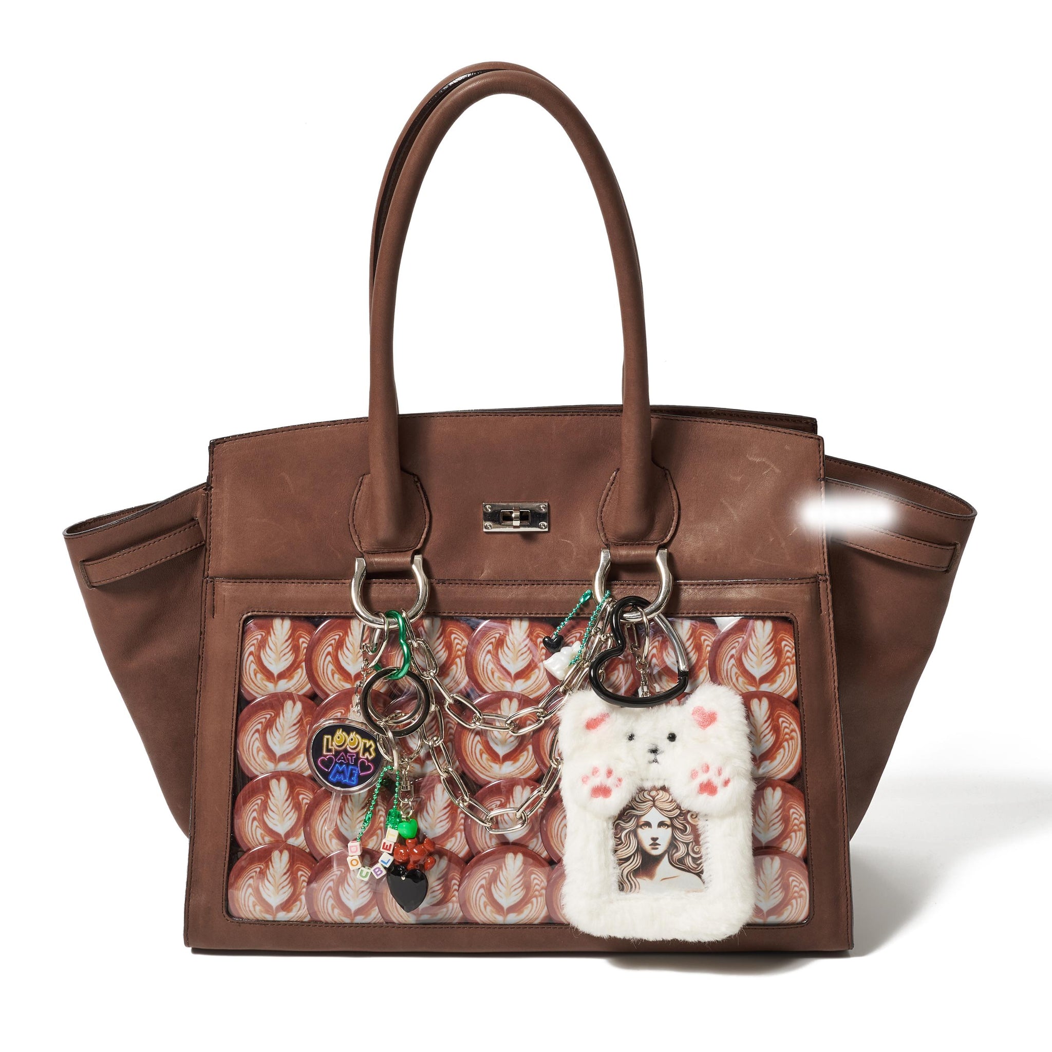 BREWED-DYED LEATHER “ITA” BAG