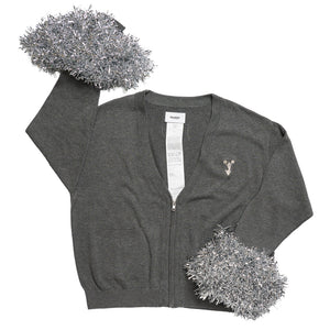 CHEERLEADING POMPON CARDIGAN