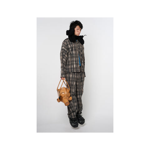 DUST FLOCKY PAJAMA PANTS: GREY
